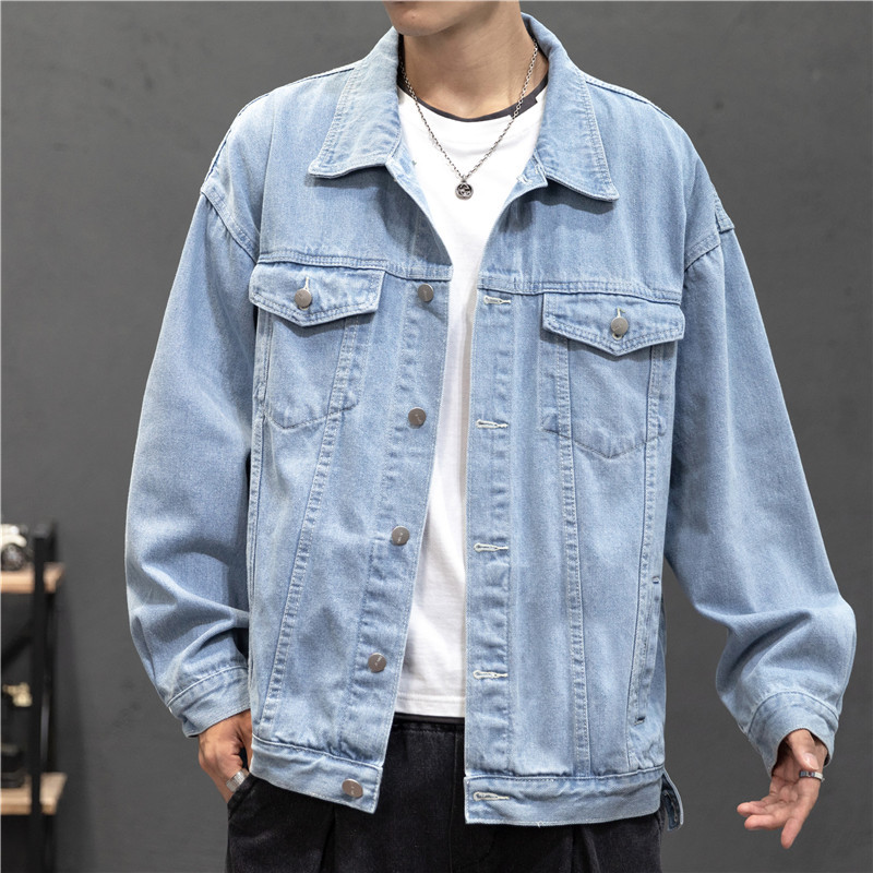 Street Fashion Jacket Men - メンズデニムジャケット,新しいデニムジャケット,ストリートウェア,ヴィンテージ,ファッショナブル,メンズ,カラフル