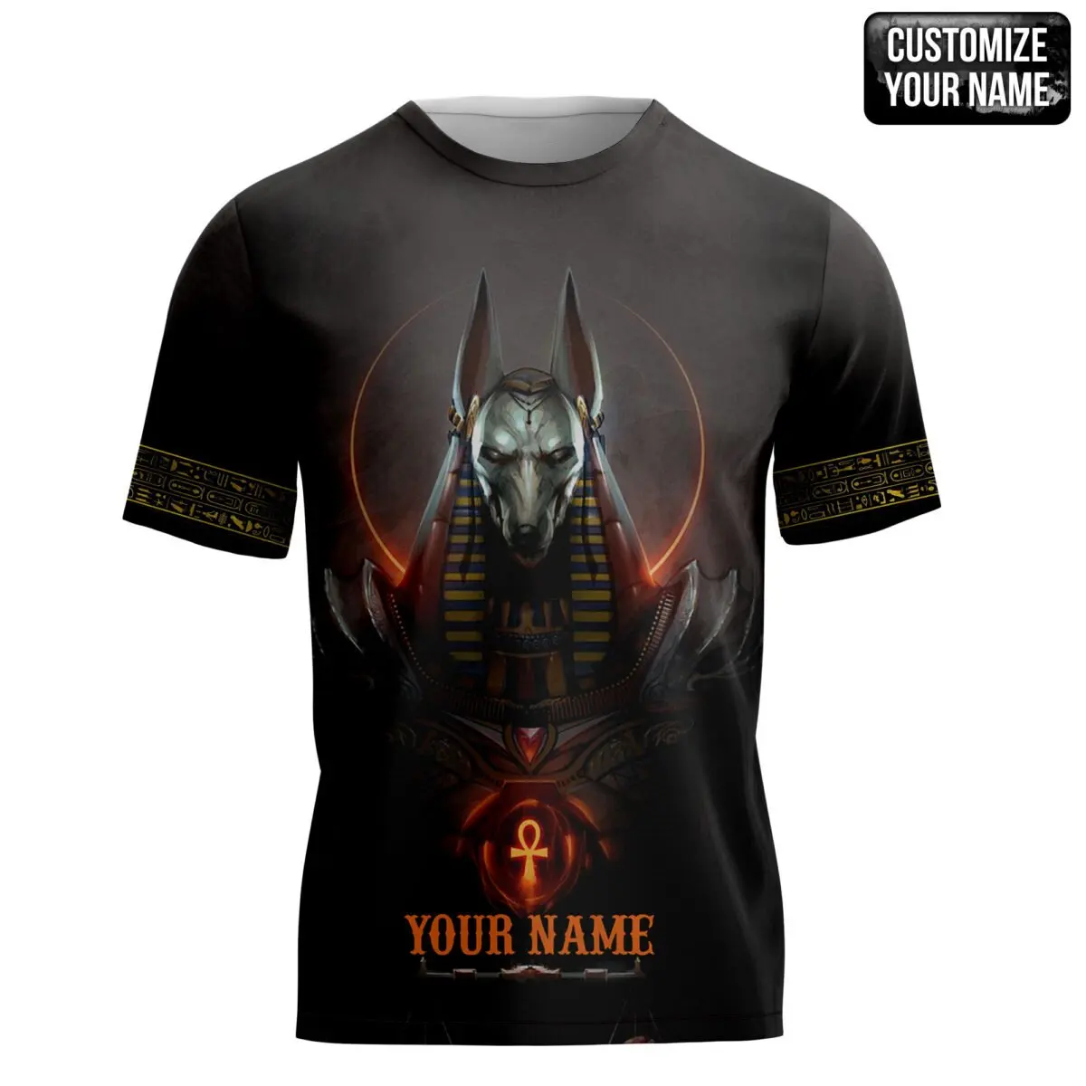 Street Fashion Egypt - 夏のファッションメンズ tシャツ 3D プリントパーソナライズされた名前古代エジプト Tシャツストリートトレンドワイルドユニセックス半袖シャツ TTD03