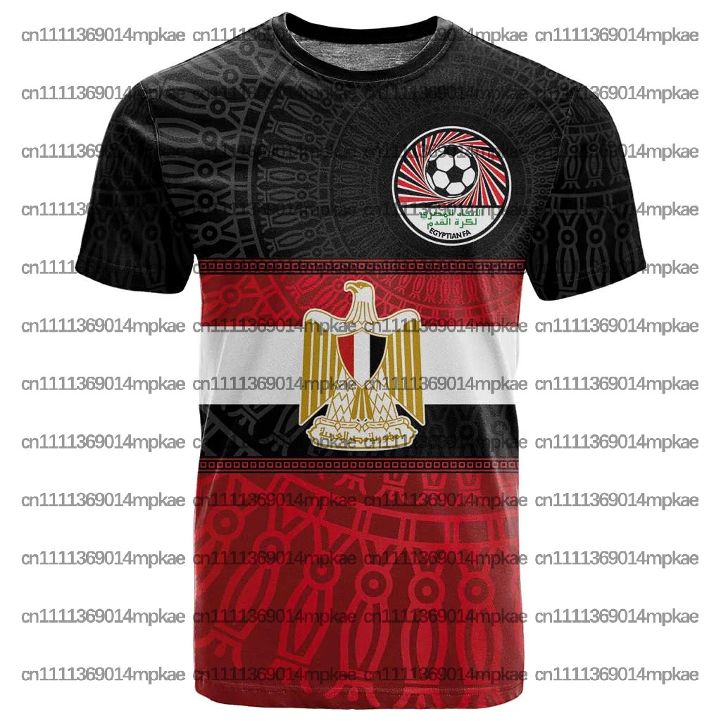 Street Fashion Egypt - メンズ エジプト代表 Tシャツ スポーツ サッカー チーム