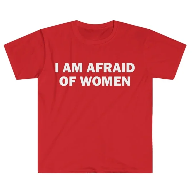 アジアサイズ S-5XL 私は女性が怖い Tシャツ ユーモア - Street Fashion Asian Men のレビューと価格