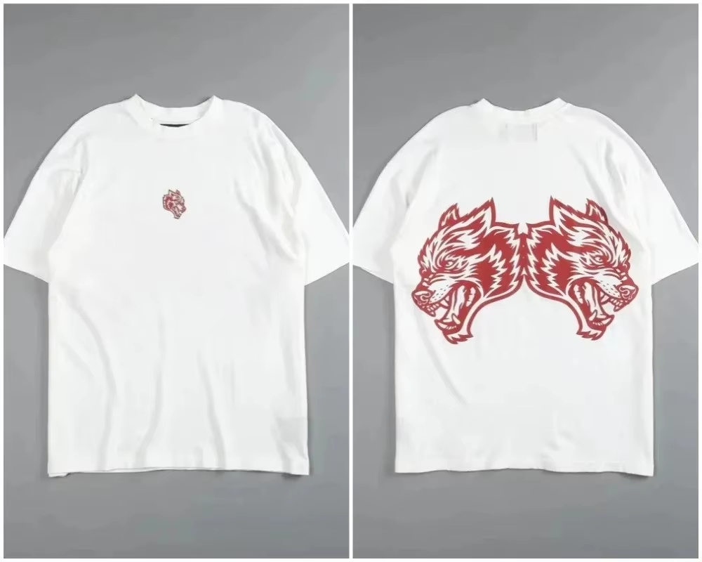 レトロブラックウルフヘッドハイエンドフィットネスストリートフ - Street Fashion High End のレビューと価格