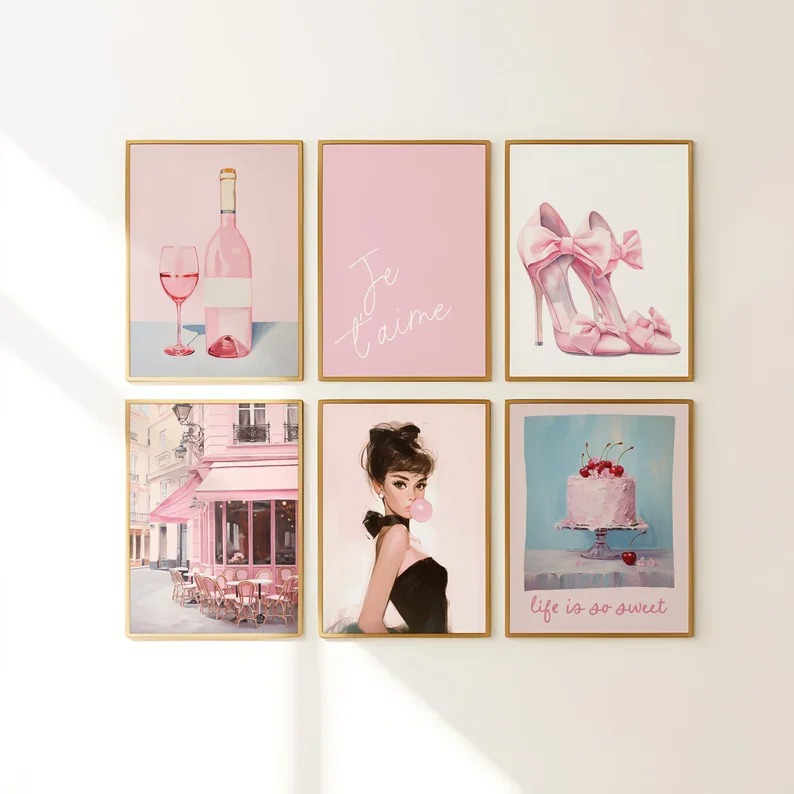 パリのストリートビルのキャンバス絵画,ファッションの女の子, - Street Fashion Paris のレビューと価格