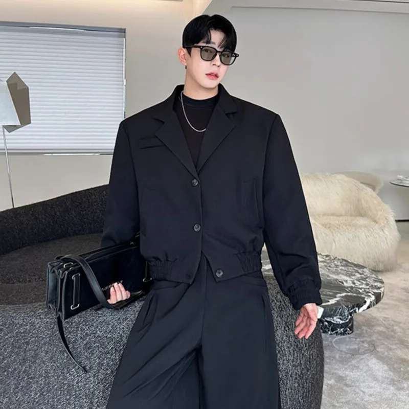 LUZHEN 春のブレザーネックカジュアルジャケット メンズ - Street Fashion Jacket のレビューと価格