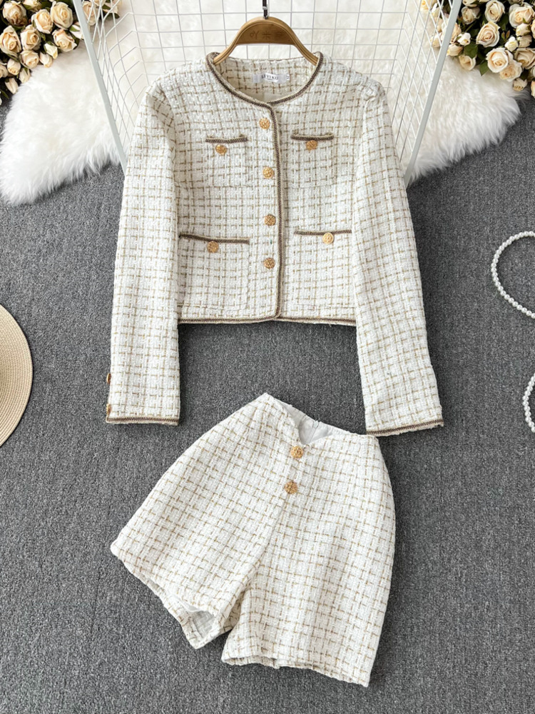 女性のツーピーススーツ,スパンコールのついた服,ハイウエスト - Street Fashion Jacket のレビューと価格