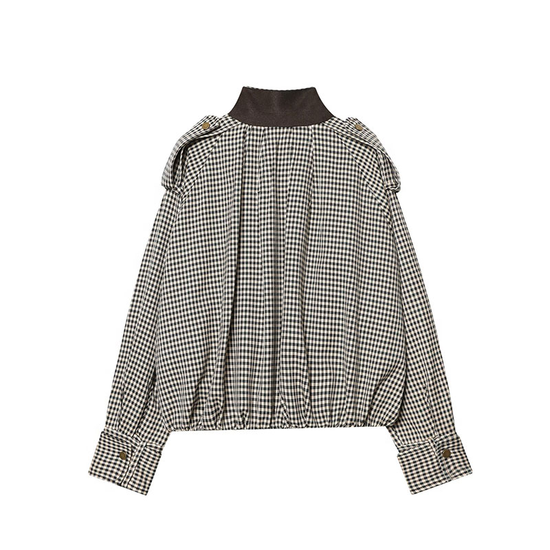 TFAFXY2026 春カジュアルシックな女性チェックスタン - Street Fashion Jacket のレビューと価格