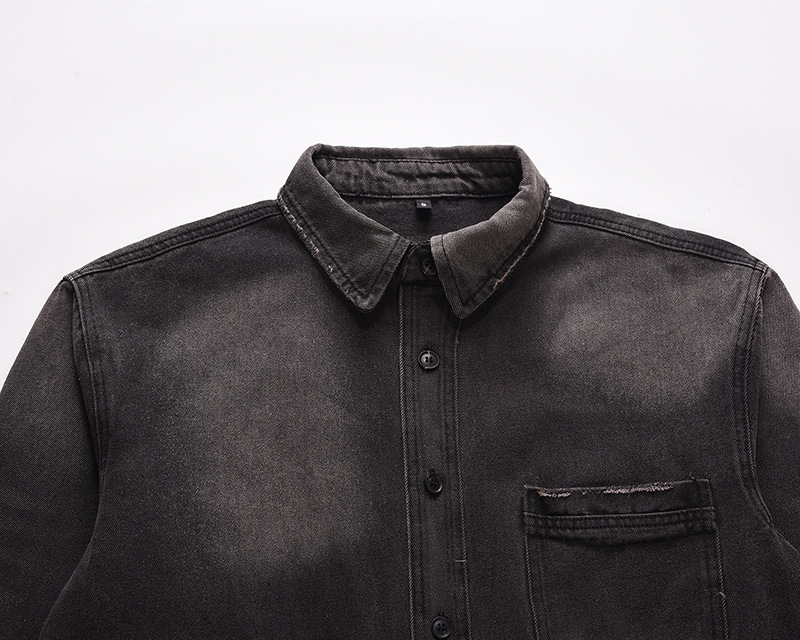 メンズハイストリートリップドジーンズジャケットファッションス - Street Fashion Jacket のレビューと価格
