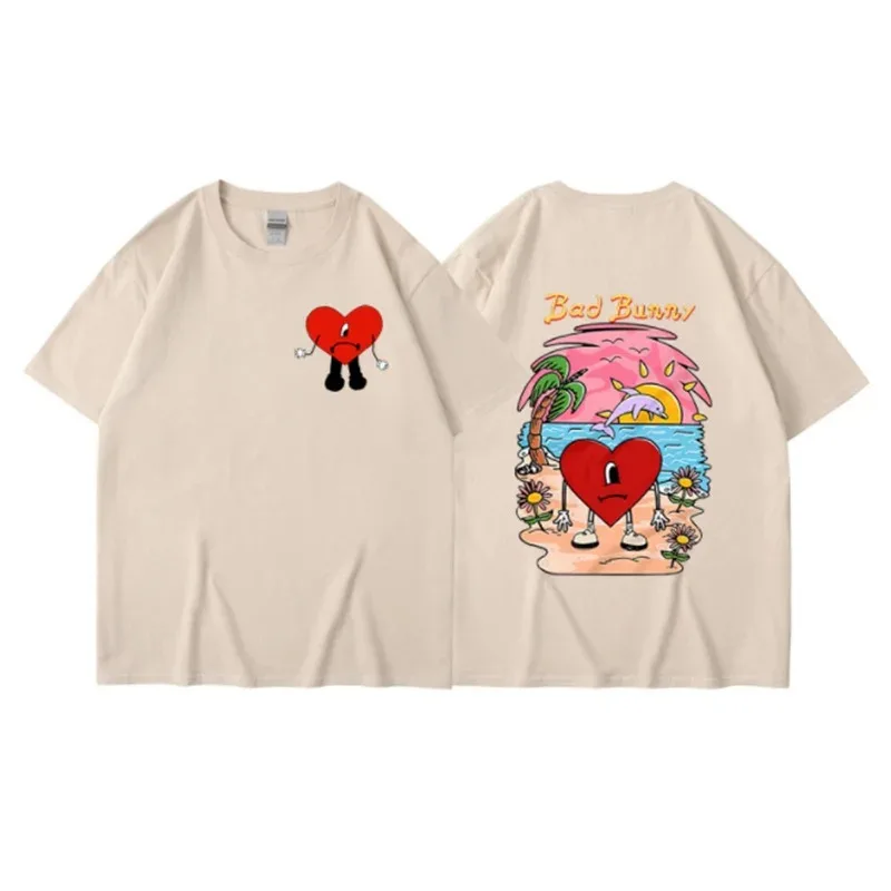 アジアンサイズ バッドバニー Tシャツ レディース カジュア - Street Fashion Asian Men のレビューと価格