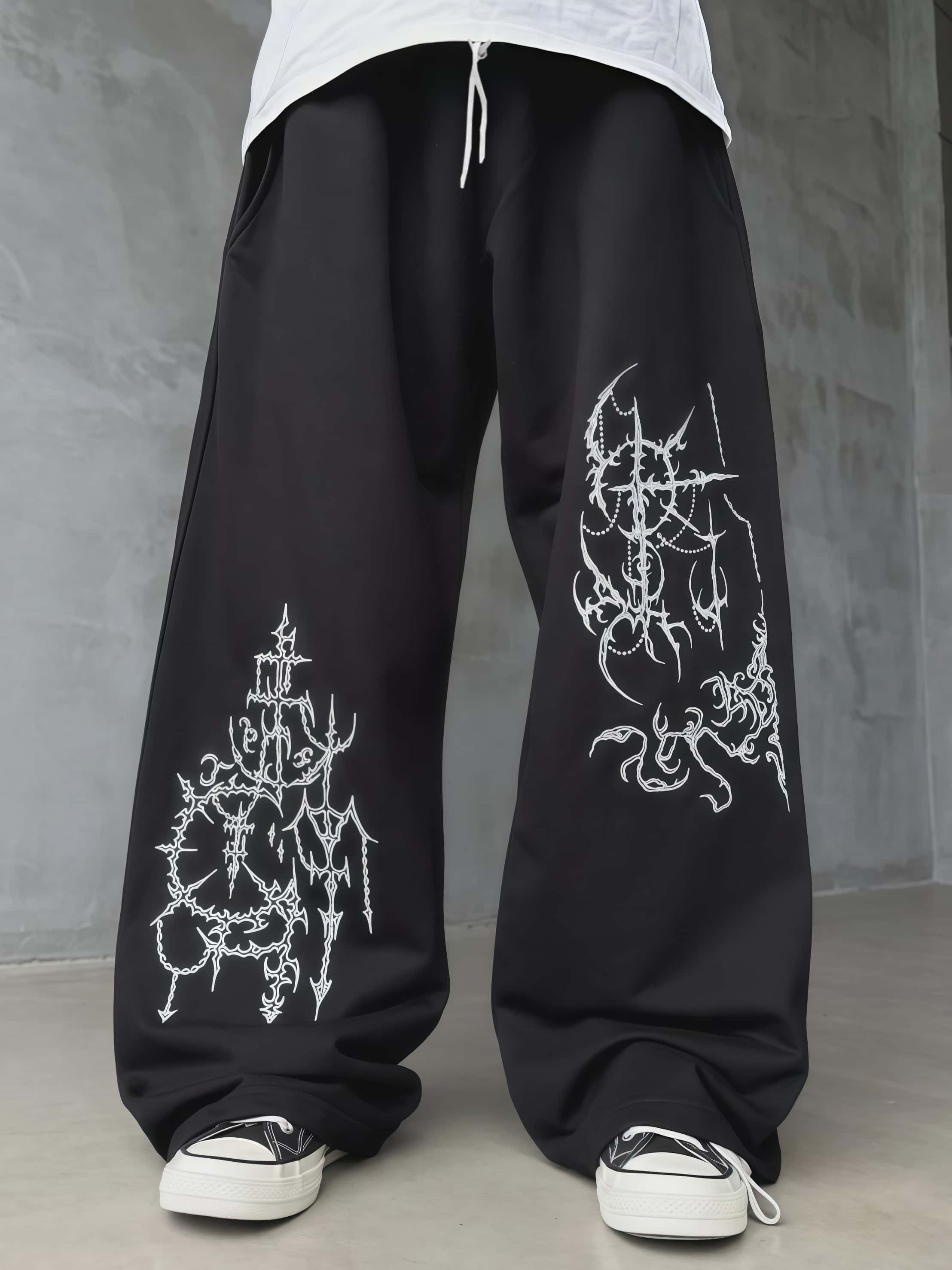 メンズ＆レディース ストリートスタイル カジュアル ワイドレ - Street Fashion Asian Men のレビューと価格
