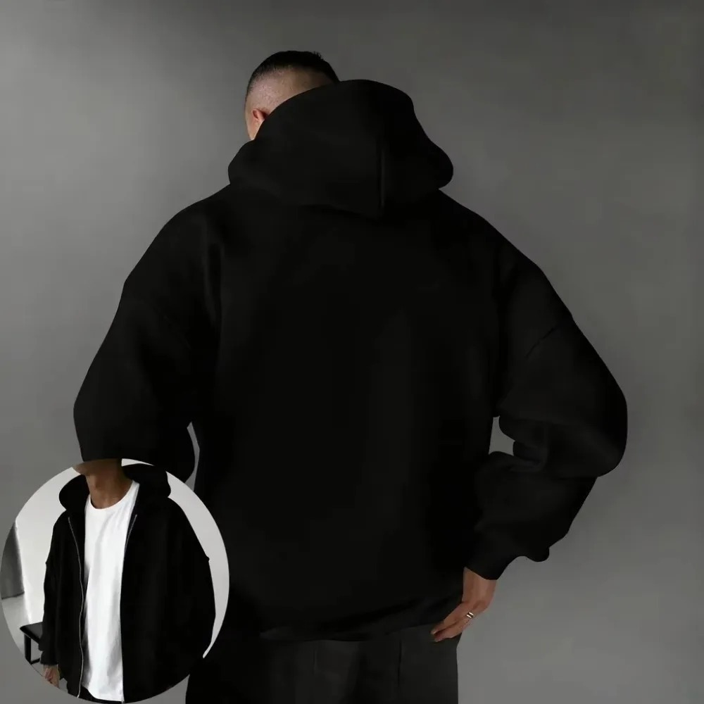 新しい特大ワンピースルフィアニメジッパーフード付きスウェット - Street Fashion Jacket Men のレビューと価格