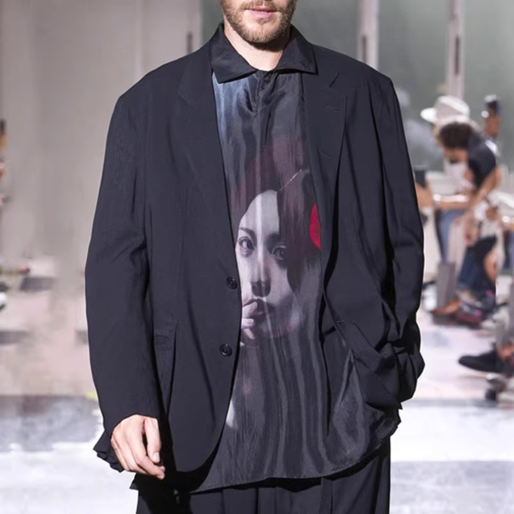 ハイストリートダークブラックスタイルファッションシャツメンズ - Street Fashion High End のレビューと価格