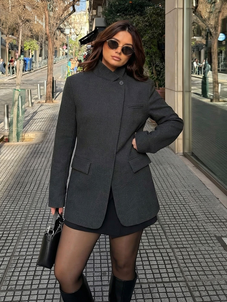 HH 2026 春ブレザー女性のためのファッションチェック柄 - Street Fashion Jacket Men のレビューと価格