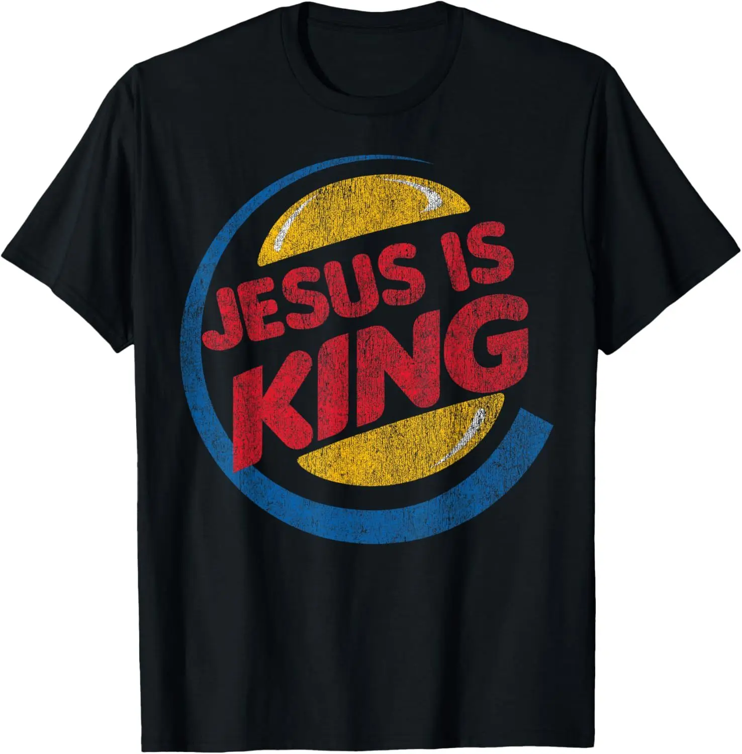 アジアサイズ。クリスチャン・ジーザス文字プリントTシャツ、ス - Street Fashion Asian Men のレビューと価格