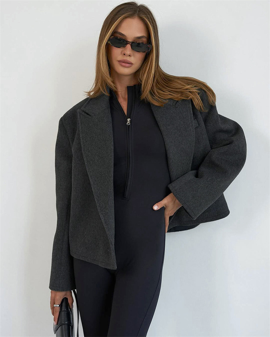 2026秋冬ファッションショートブレザートップスレディースハ - Street Fashion High End のレビューと価格