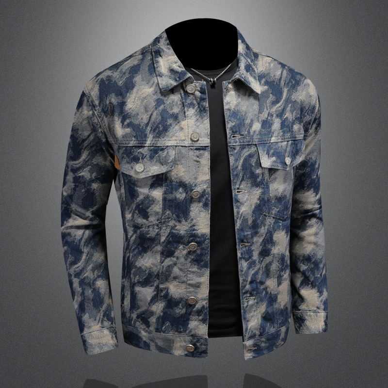 メンズヴィンテージデニムジャケット,カジュアルビジネスジャケ - Street Fashion Jacket Men のレビューと価格