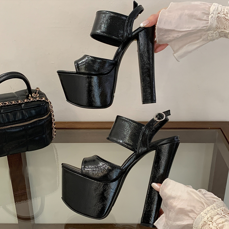 Eilyken 夏ファッションオープントゥバックルストラップ - Street Fashion Style のレビューと価格