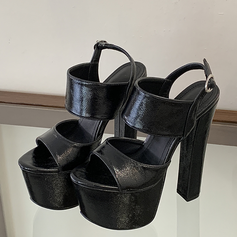 Eilyken 夏ファッションオープントゥバックルストラップ - Street Fashion Style のレビューと価格