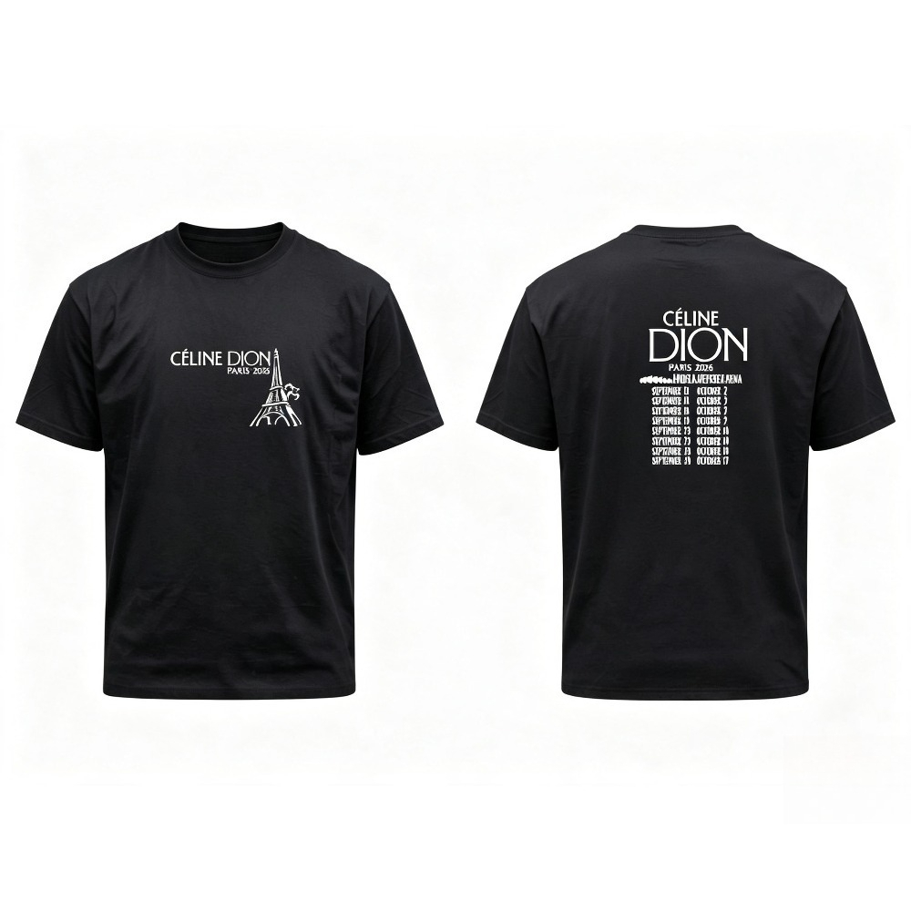 セリーヌ・ディオン パリ2026ツアー Tシャツ ヴィンテー - Street Fashion Paris のレビューと価格